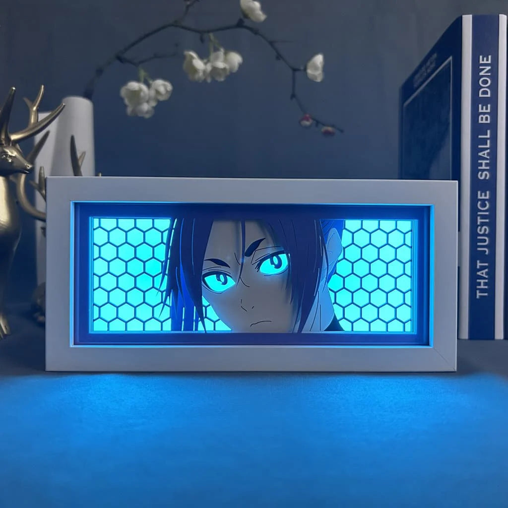 Lampe LED Manga Reo Mikage Regard - Blue Lock Télécommande RGB