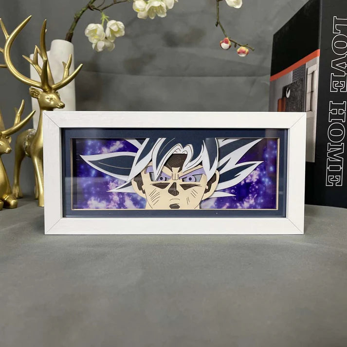Lampe LED Manga Goku Ultra Instinct - Dragon Ball Super Télécommande RGB