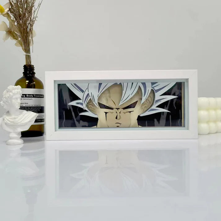 Lampe LED Manga Goku Ultra Instinct Maîtrisé - Dragon Ball Super Télécommande RGB