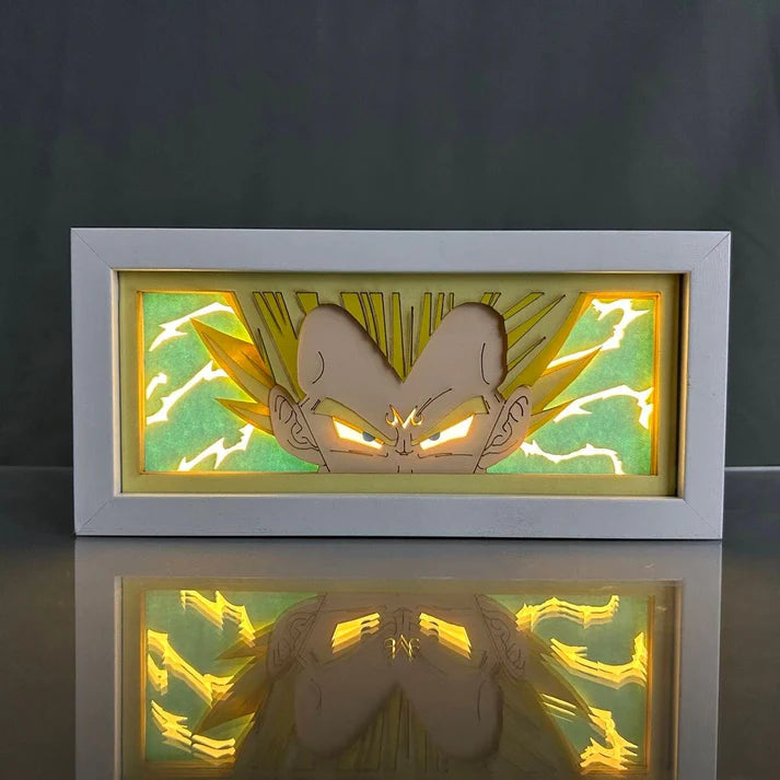 Lampe LED Manga Majin Vegeta - Dragon Ball Z Télécommande RGB