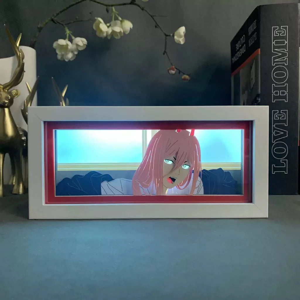Lampe LED Manga Power à la Fenêtre - Chainsaw Man Télécommande RGB