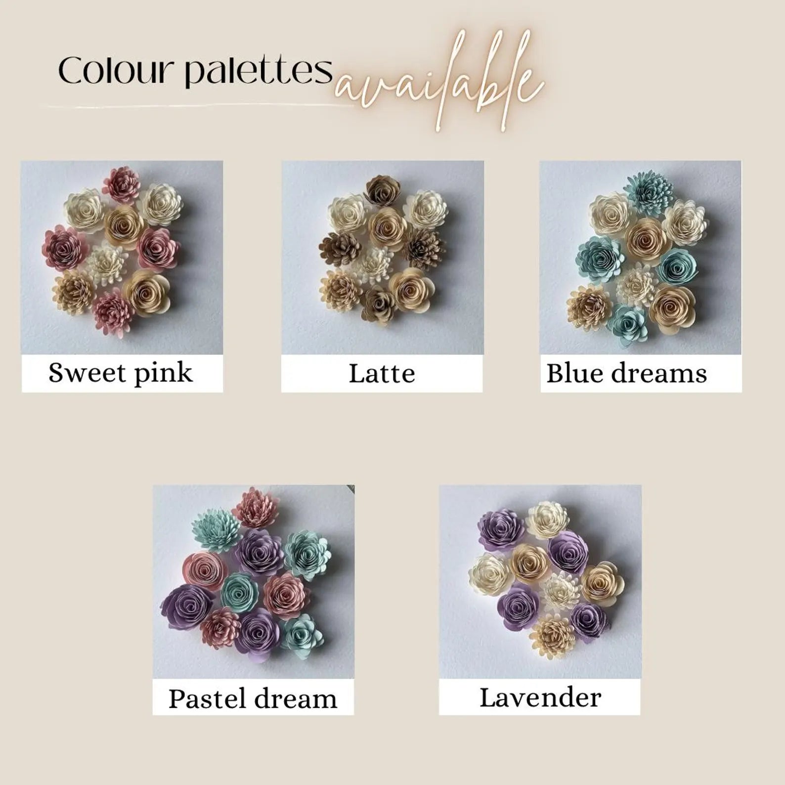 Boîte d'ombre lune et étoiles | Fleurs en papier personnalisée