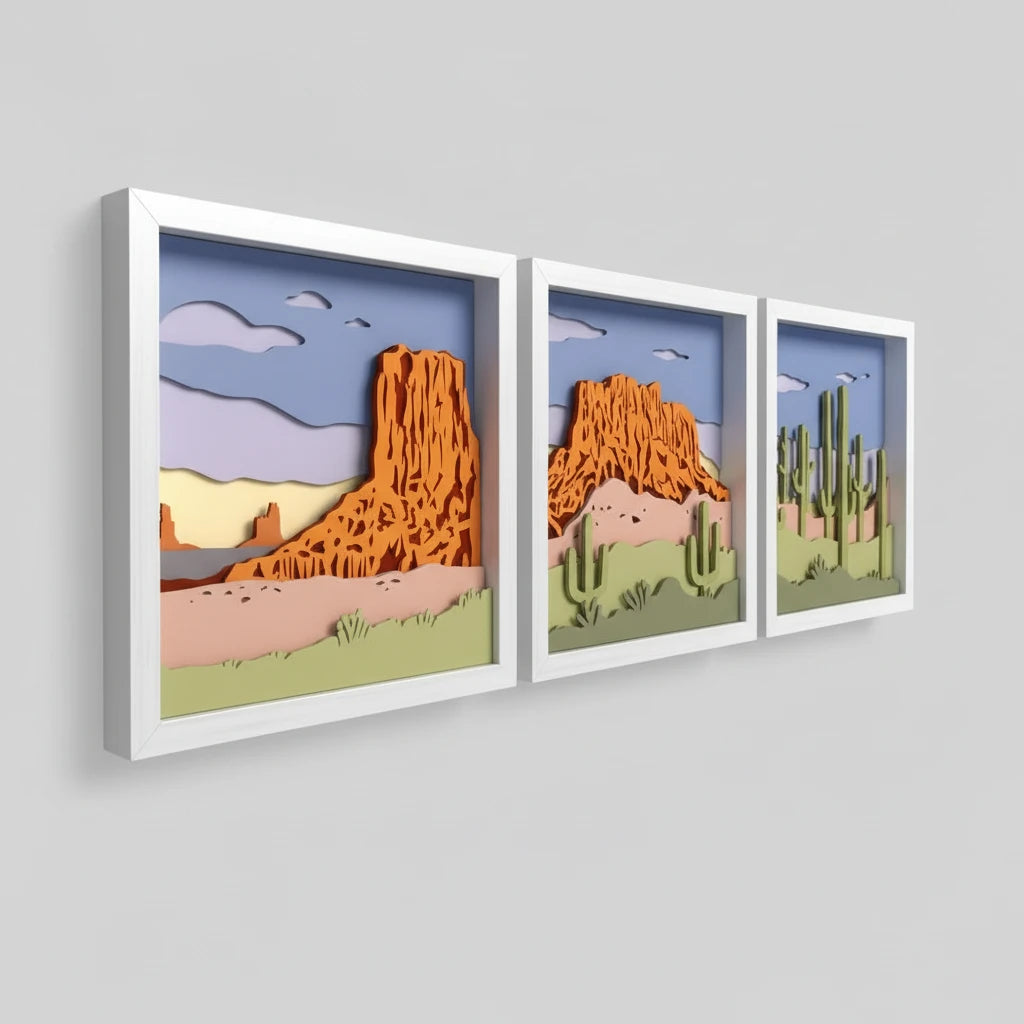 Cadre 3D Lot Arizona Desert