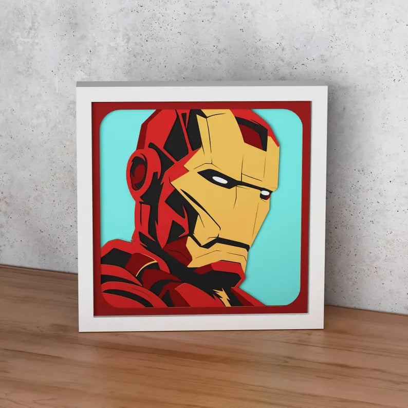 Cadre 3D Iron Man