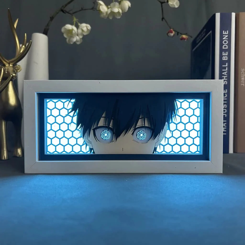 Lampe LED Manga Isagi Egoist - Blue Lock Télécommande RGB
