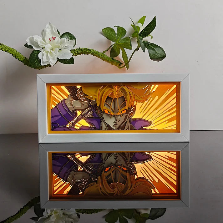 Lampe LED Manga Trunks Super Saiyan - Dragon Ball Z Télécommande RGB