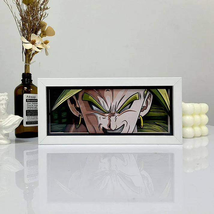 Lampe LED Manga Broly Rage Légendaire - Dragon Ball Z Télécommande RGB