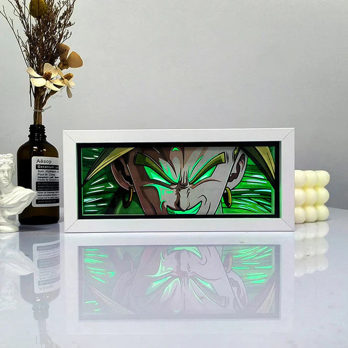 Lampe LED Manga Broly Rage Légendaire - Dragon Ball Z Télécommande RGB