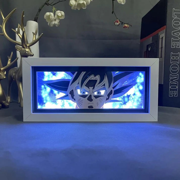 Lampe LED Manga Goku Ultra Instinct - Dragon Ball Super Télécommande RGB