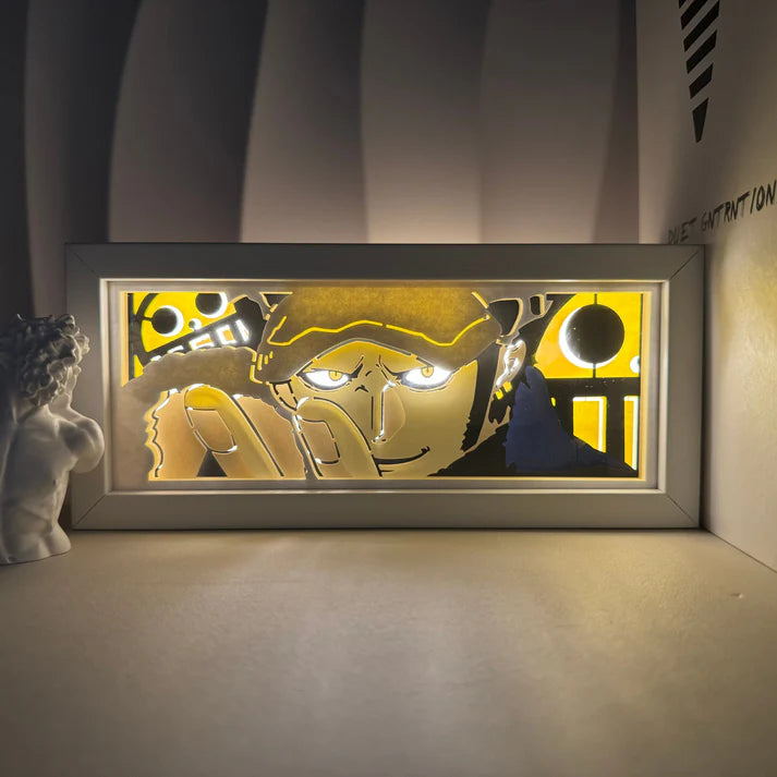 Lampe LED Manga Trafalgar Law Room - One Piece Télécommande RGB
