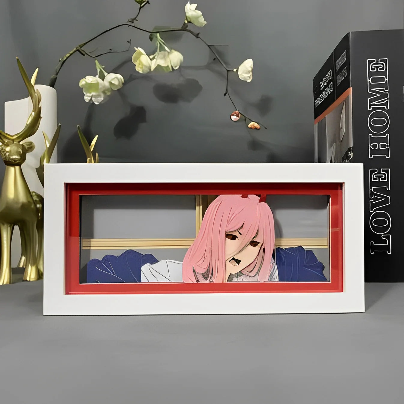 Lampe LED Manga Power à la Fenêtre - Chainsaw Man Télécommande RGB