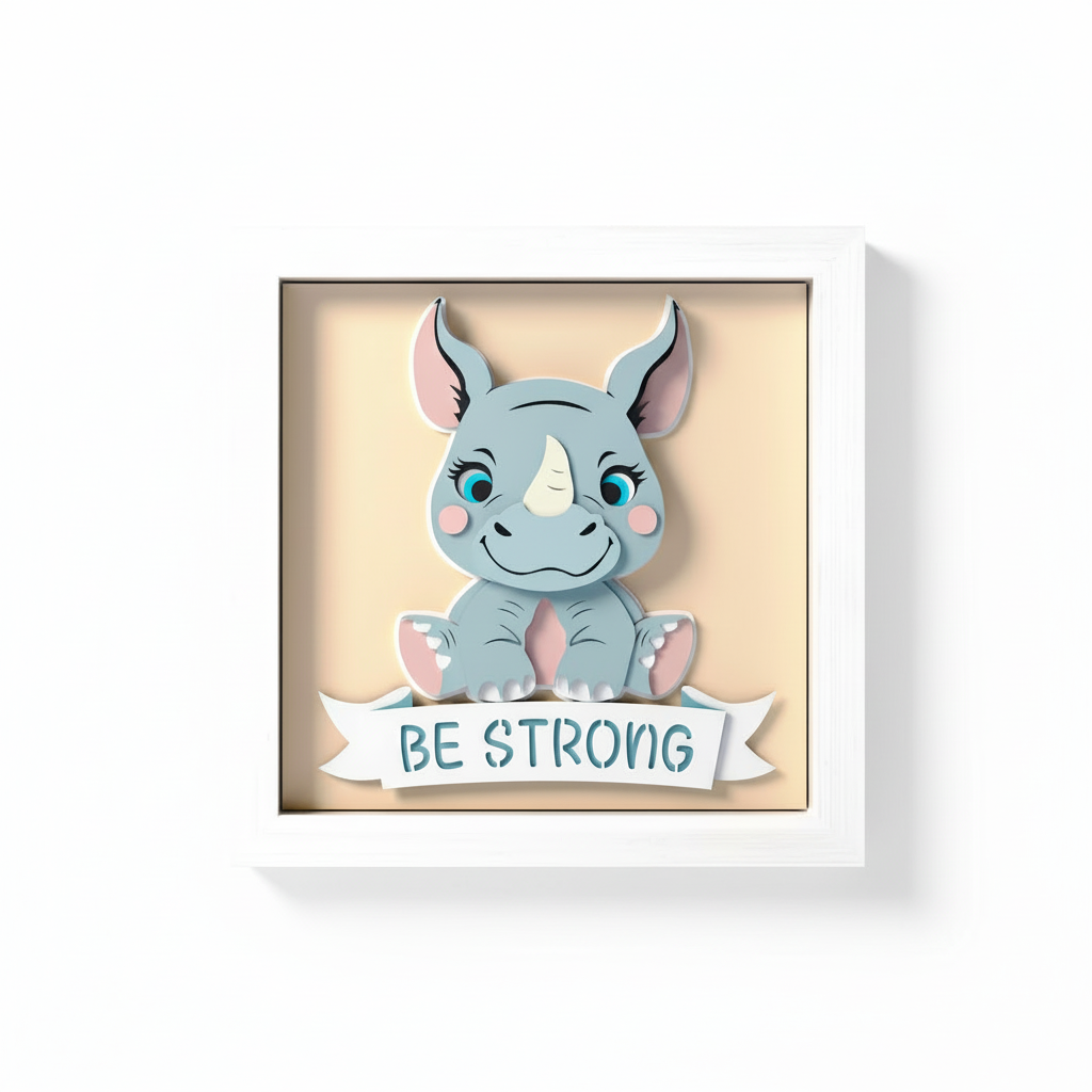 Rinhocéros Cadre 3D