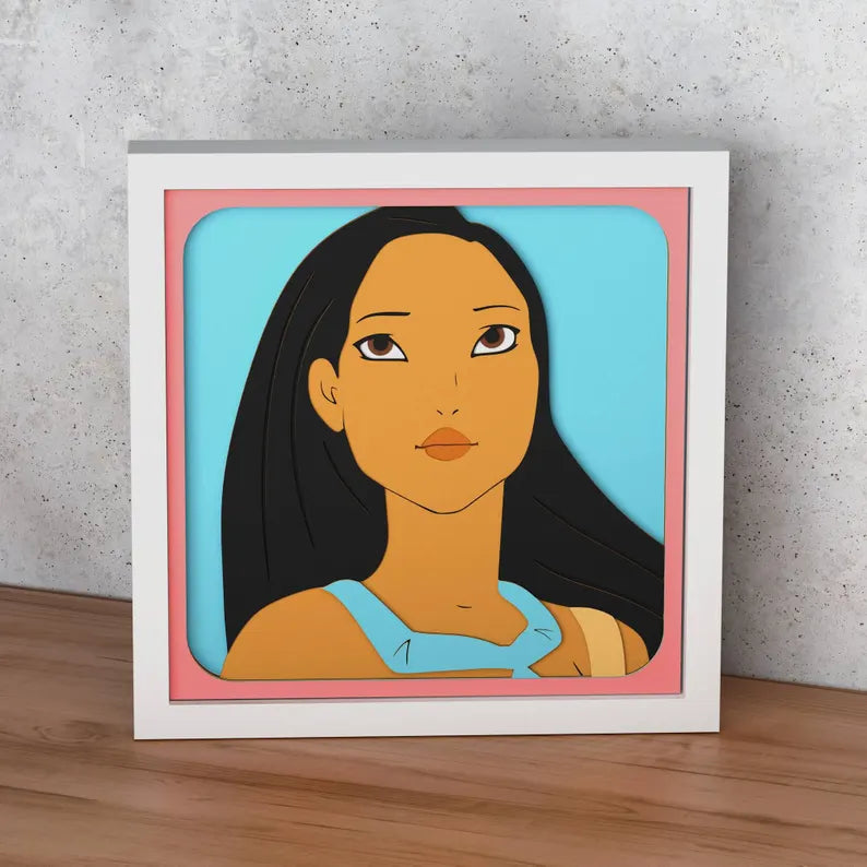 Cadre 3D Poncahontas